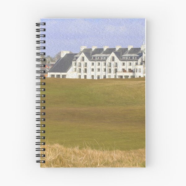 Item preview, Carnoustie golf course (4) oil paint design designed and sold by Julie Bell.