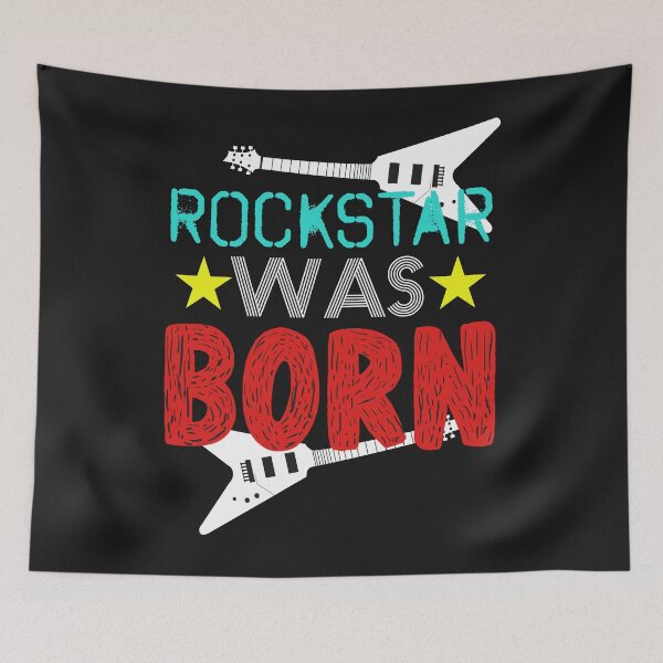 Item preview, Rockstar was Born designed and sold by Músico Ilustre.