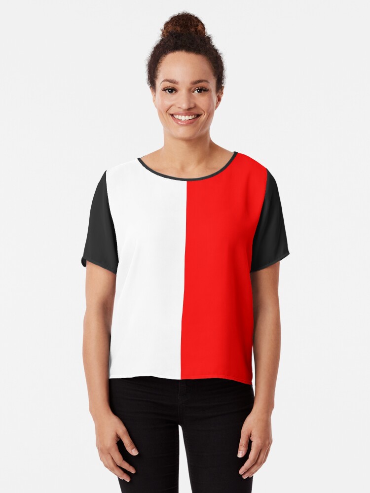 Half Red Half White Mini Skirt T Shirt By Stickersandtees Redbubble