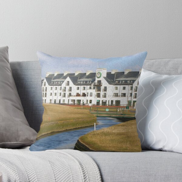Item preview, Carnoustie golf course oil paint effect (2) designed and sold by Julie Bell.