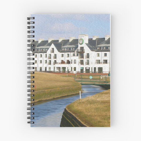 Item preview, Carnoustie golf course oil paint effect (2) designed and sold by Julie Bell.