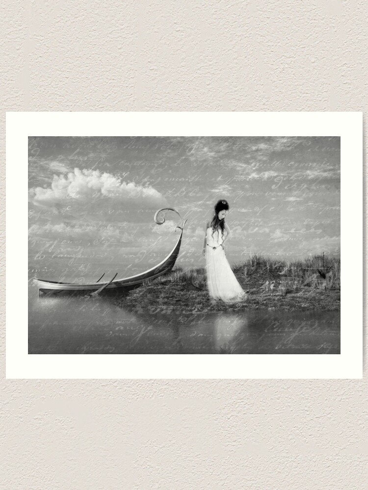 Thumbnail 1 of 3, Art Print, So Far From Home B/W designed and sold by idnurse41.