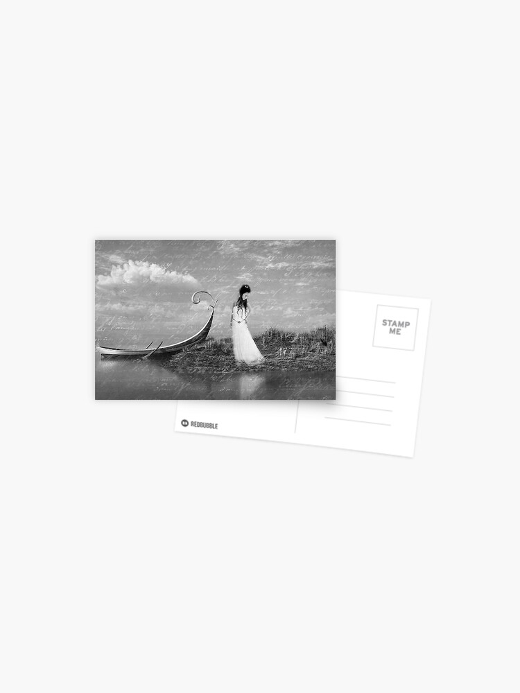 Thumbnail 1 of 2, Postcard, So Far From Home B/W designed and sold by idnurse41.