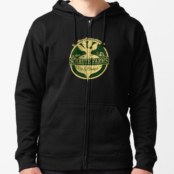 I enjoyed my stay at Schrute Farms (Green) Zipped Hoodie