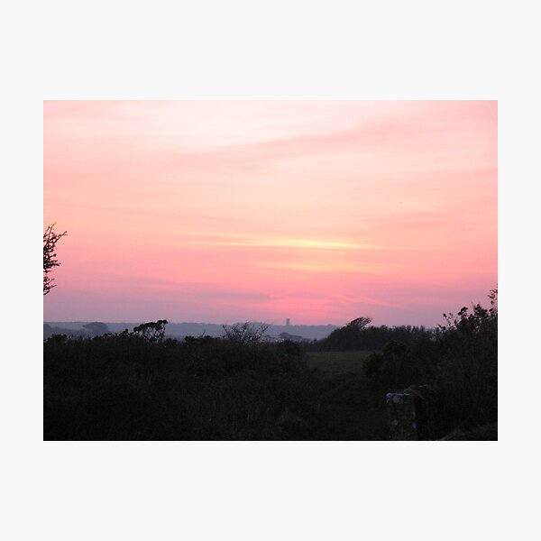 Cornish Sunset (5983) Photographic Print