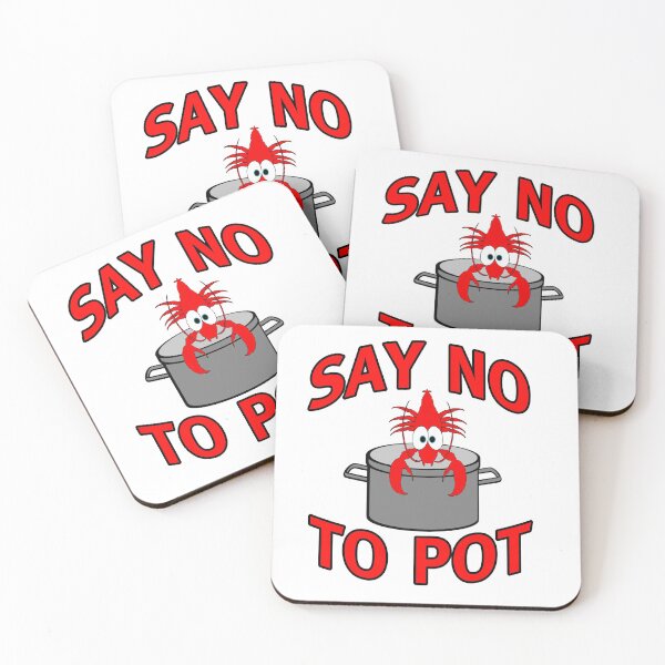 Item preview, Say No To Pot Funny Lobster Crayfish Crawfish Seafood designed and sold by funnytshirtemp.