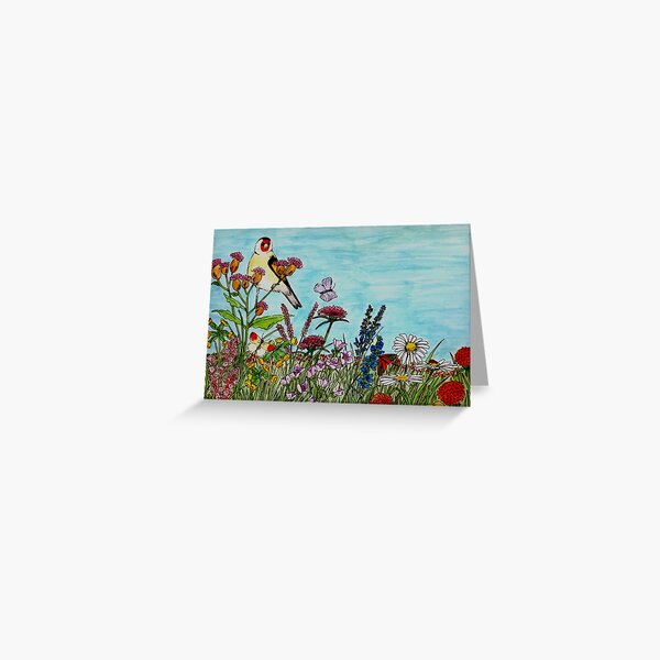 Flower Meadow Greeting Card (Blank) Greeting Card