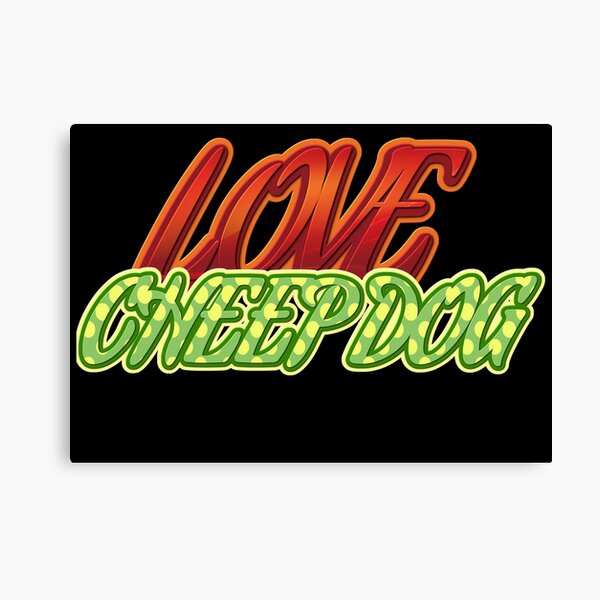 Love Cheep Dog Leinwanddruck