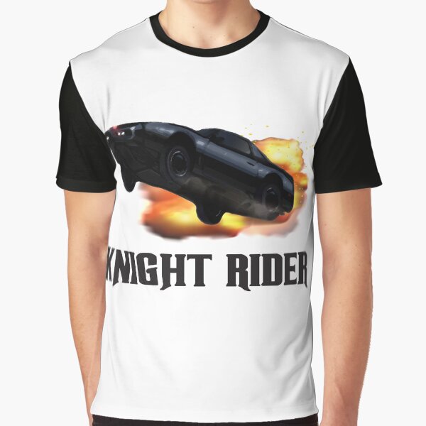 Night Rider illustration, Printed T-shirt Fun and Games Top