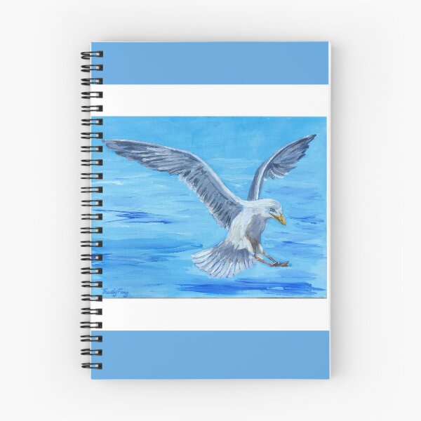 Item preview, seagull landing on surf, original acrylic  designed and sold by TrudyFong.