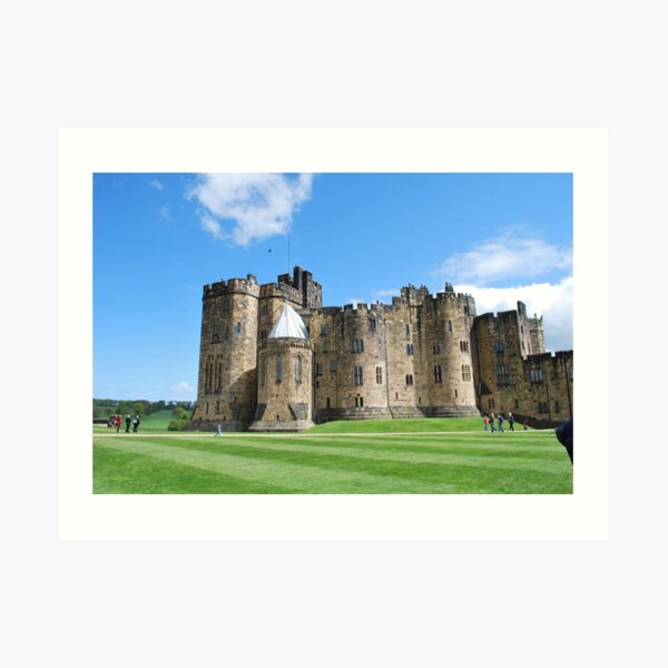 A View inside Alnwick Castle Walls Art Print