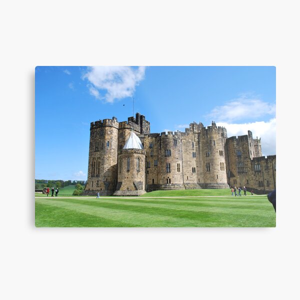 A View inside Alnwick Castle Walls Metal Print