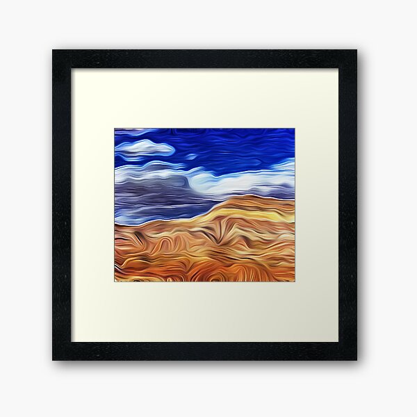 The Badlands Framed Art Print