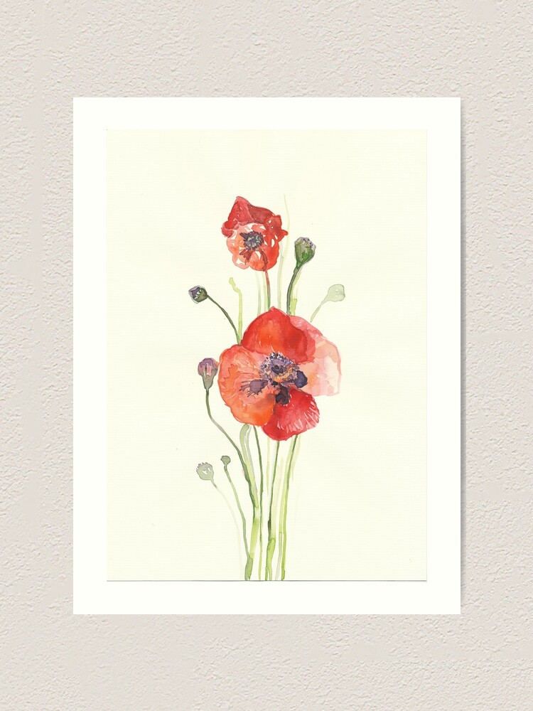 that artist woman: Poppies in the Art Journal