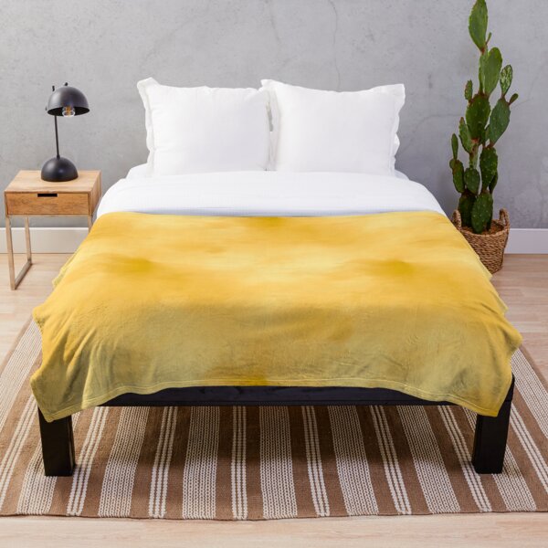 Yellow Throw Blanket