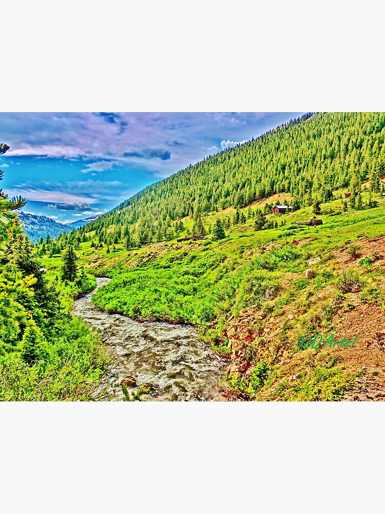 Roaring Fork River at Independence Ghost Town by 32DARTS