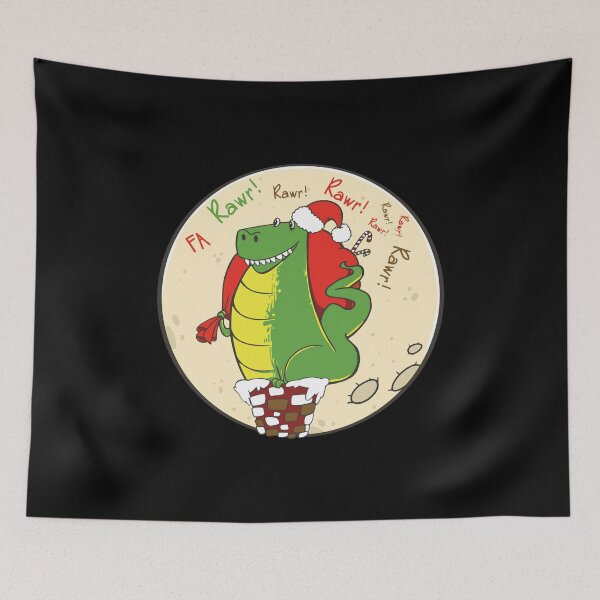 Item preview, Funny Christmas Dinosaur print -perfect gift designed and sold by Pummli.