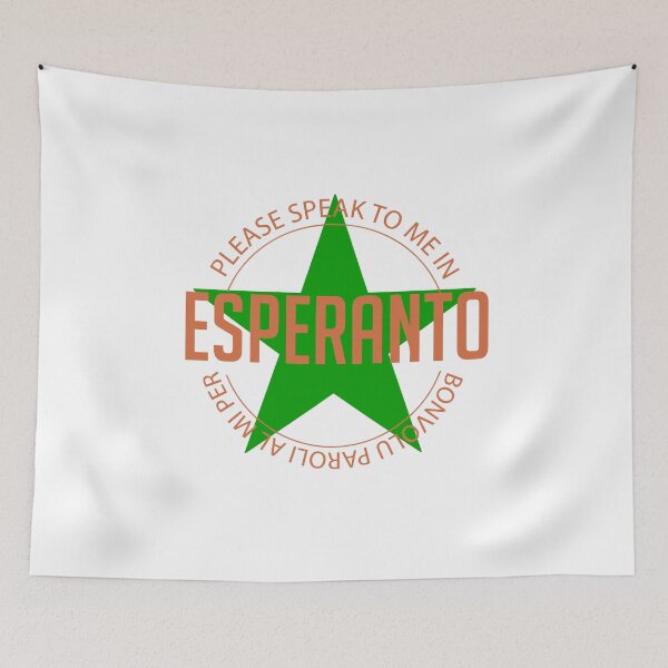 Item preview, Please speak to me in Esperanto - Bonvolu paroli al mi per Esperanto designed and sold by Pegasene.