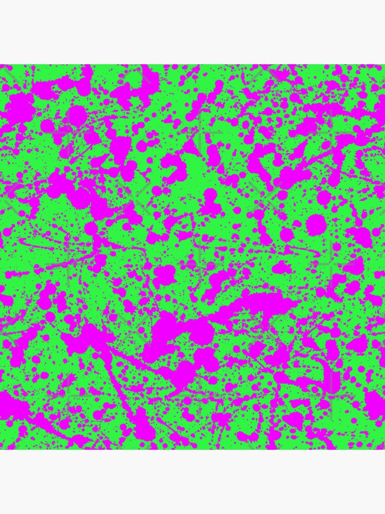 "Neon Green and Pink Paint Splatter" Sticker for Sale by CraftyCatz | Redbubble