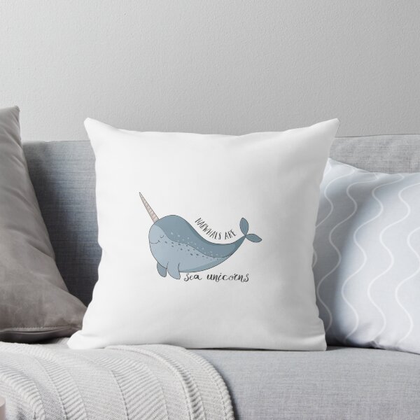 Item preview, Funny Cute Narwhal Whale T Shirt - Narwhals Are Sea Unicorns designed and sold by DreamyPanda.