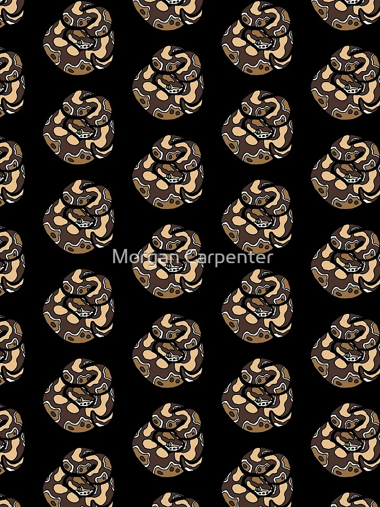Thumbnail 3 of 3, Scarf, Bold Ball Python - Normal designed and sold by Morgan Carpenter.