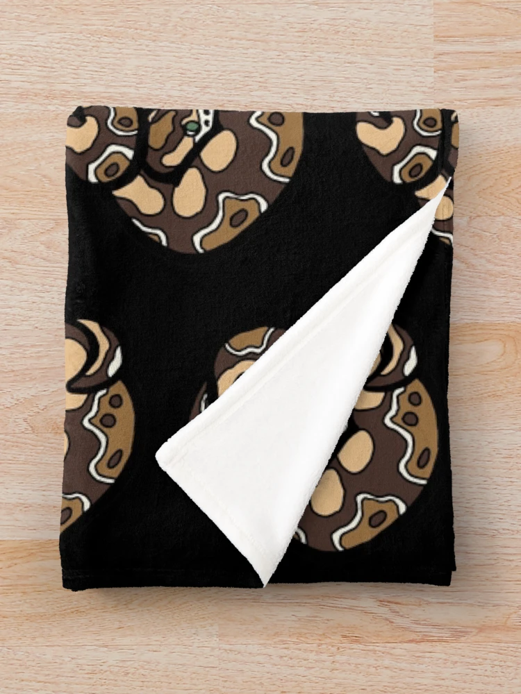Thumbnail 3 of 6, Throw Blanket, Bold Ball Python - Normal designed and sold by Morgan Carpenter.