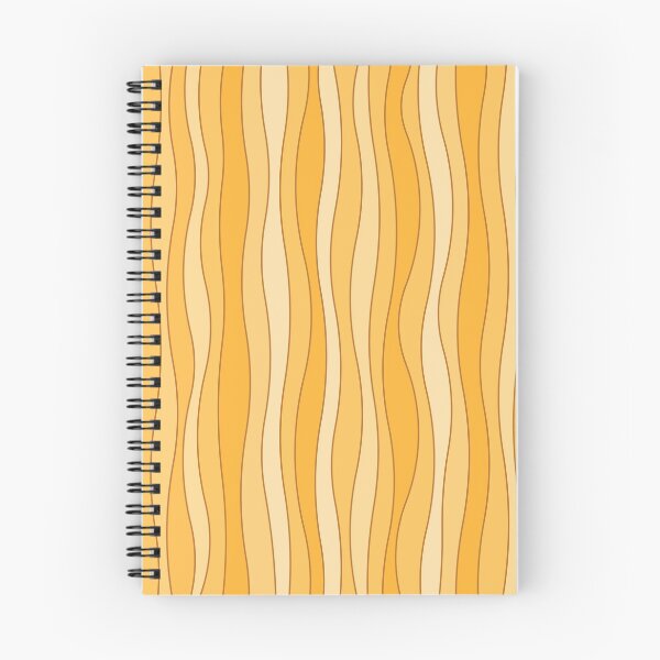 Aperçu de l'œuvre lignes - vagues - motif jaune ensoleillé créée et vendue par He-Be.