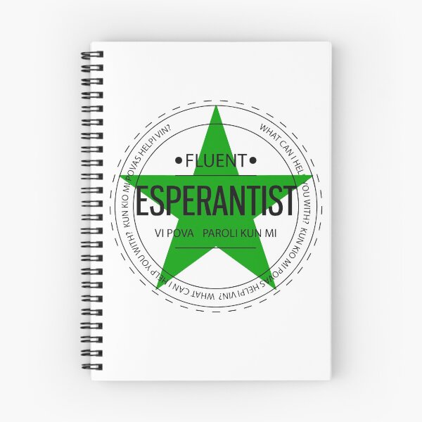 Item preview, Fluent Esperantist.  Vi pova paroli kun me. designed and sold by Pegasene.