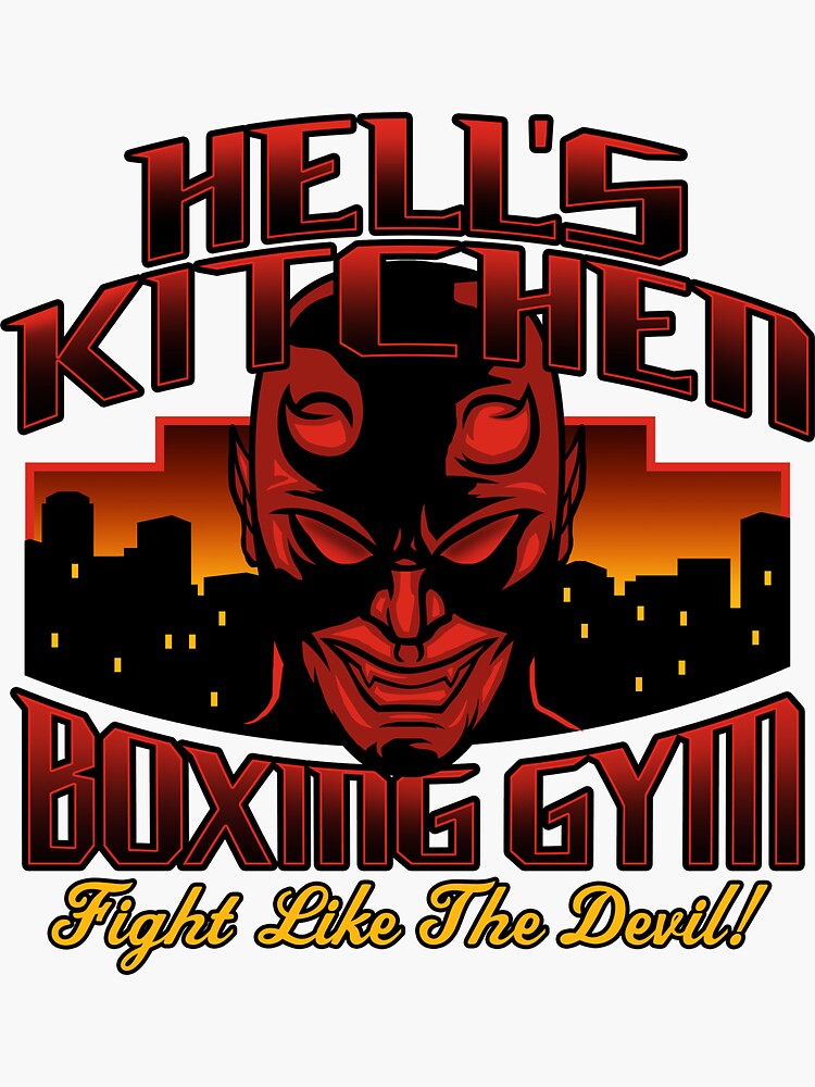 "Hell's Kitchen Boxing Gym" Sticker for Sale by popnerd Redbubble