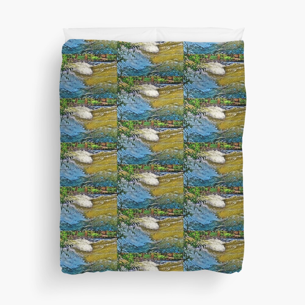 Roaring Fork River Wave, Aspen Duvet Cover