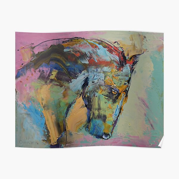 Horse Study Poster