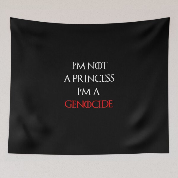 Item preview, I'm not a princess, I'm a genocide designed and sold by SpaceNigiri.