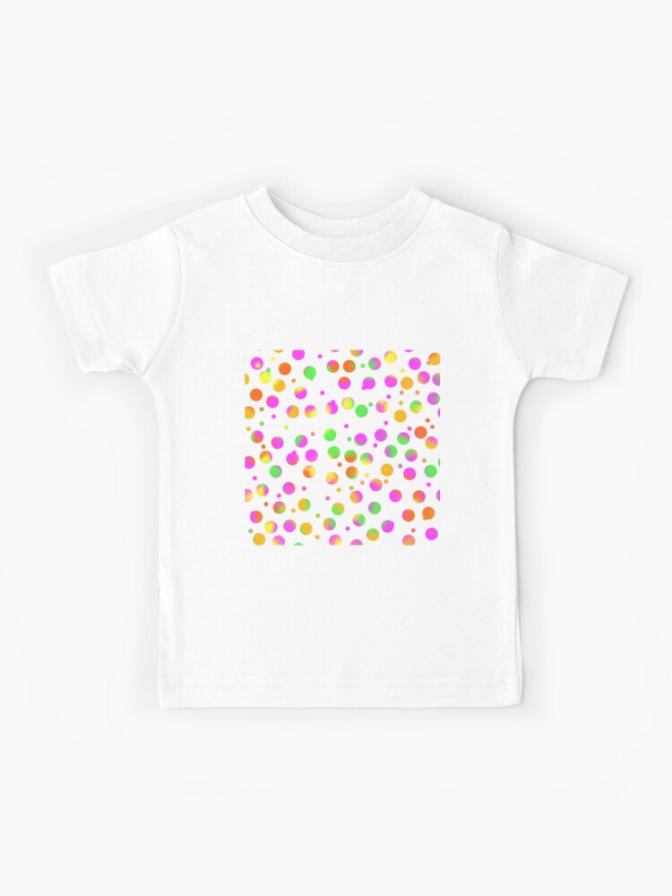 Sherbet Polka Dots Supreme on Purple Background