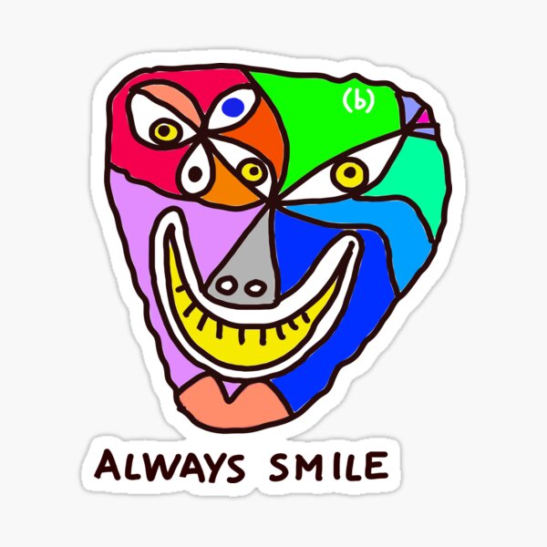Always Smile (monster) Sticker