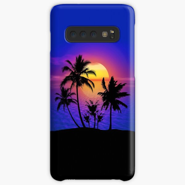 Tropical Sunset Palm Trees Samsung Galaxy Snap Case