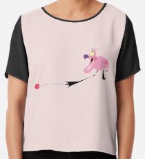 Flamingo's yo-yo Chiffon Top