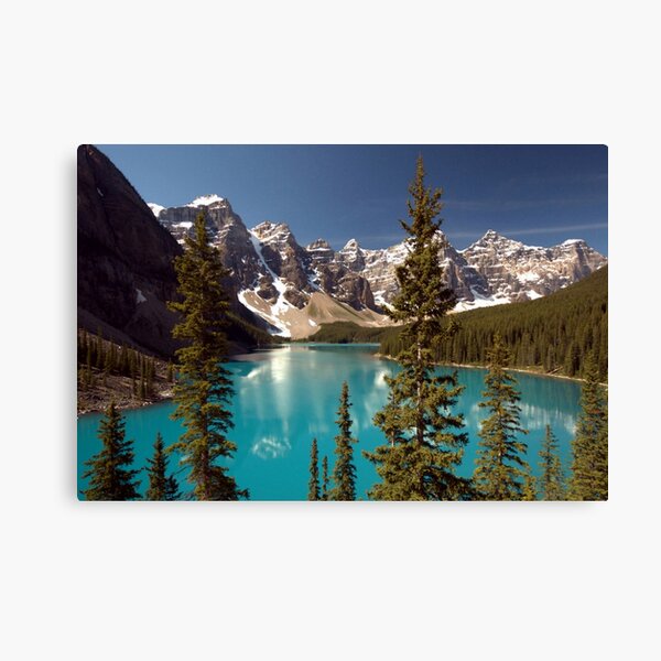 Lake Louise 2 Golden Images Canvas Print