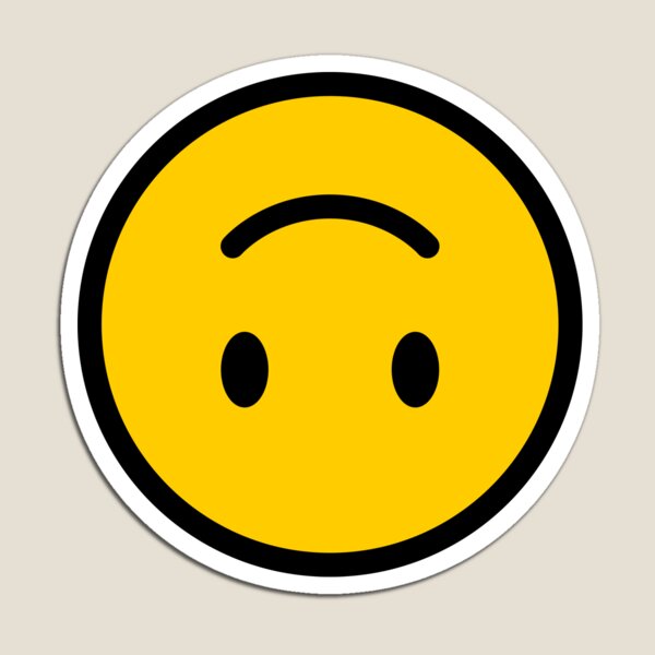 Upside Down Face Gifts Merchandise Redbubble - emoji choker roblox