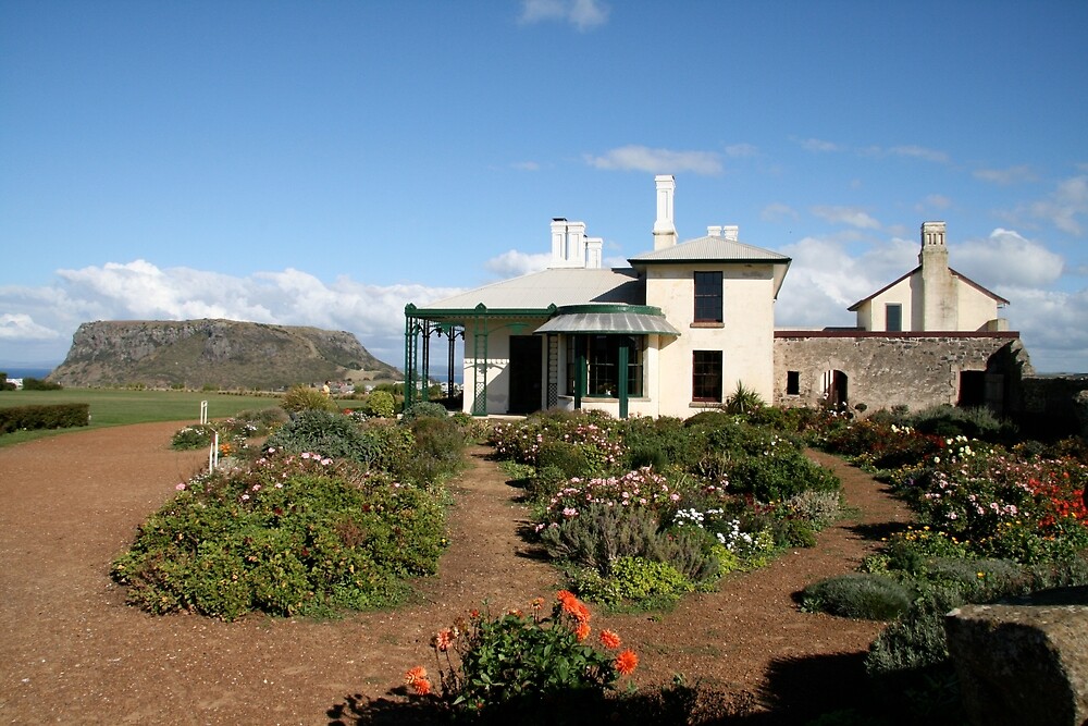 "Highfield House in Stanley Tasmania" by Ruckrova Redbubble