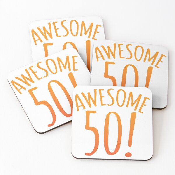 Item preview, Awesome 50! Birthday shirt designed and sold by jazzydevil.