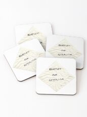 Bartlet for American Napkin Coasters