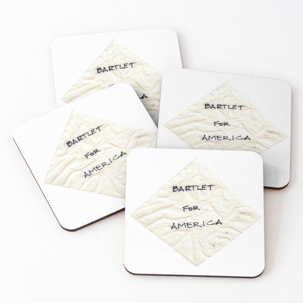 Bartlet for American Napkin Coasters (Set of 4)