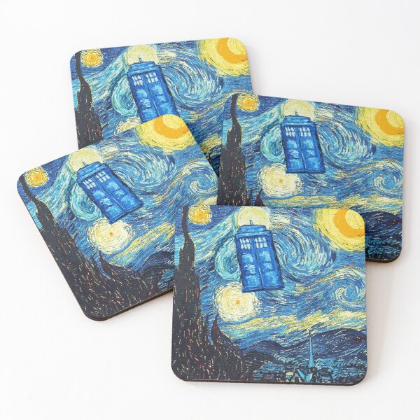 Starry Night Coasters (Set of 4)