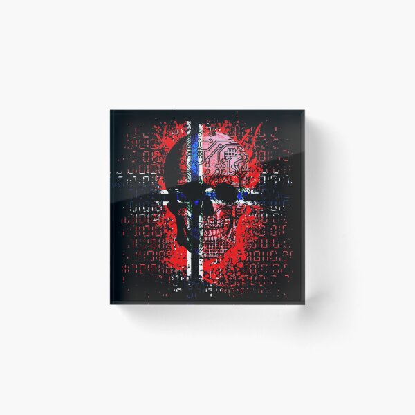 Item preview, Skull circuit (norway-flag) designed and sold by sebmcnulty.