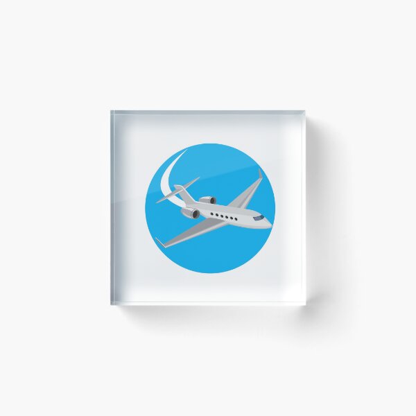Item preview, Commercial Light Passenger Airplane Circle Retro designed and sold by patrimonio.