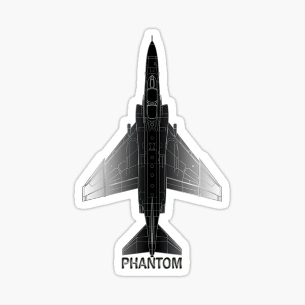 F-4 Phantom Supersonic Jet  Sticker