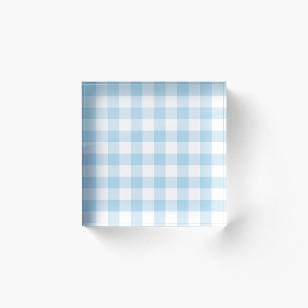 Artikelvorschau, Hellblauer Gingham entworfen und verkauft von Designedwithtlc.