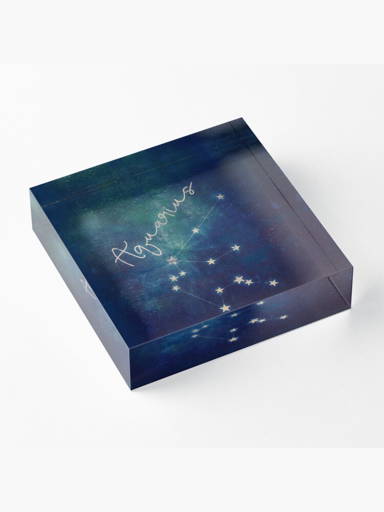 Alternate view of Aquarius Acrylic Block