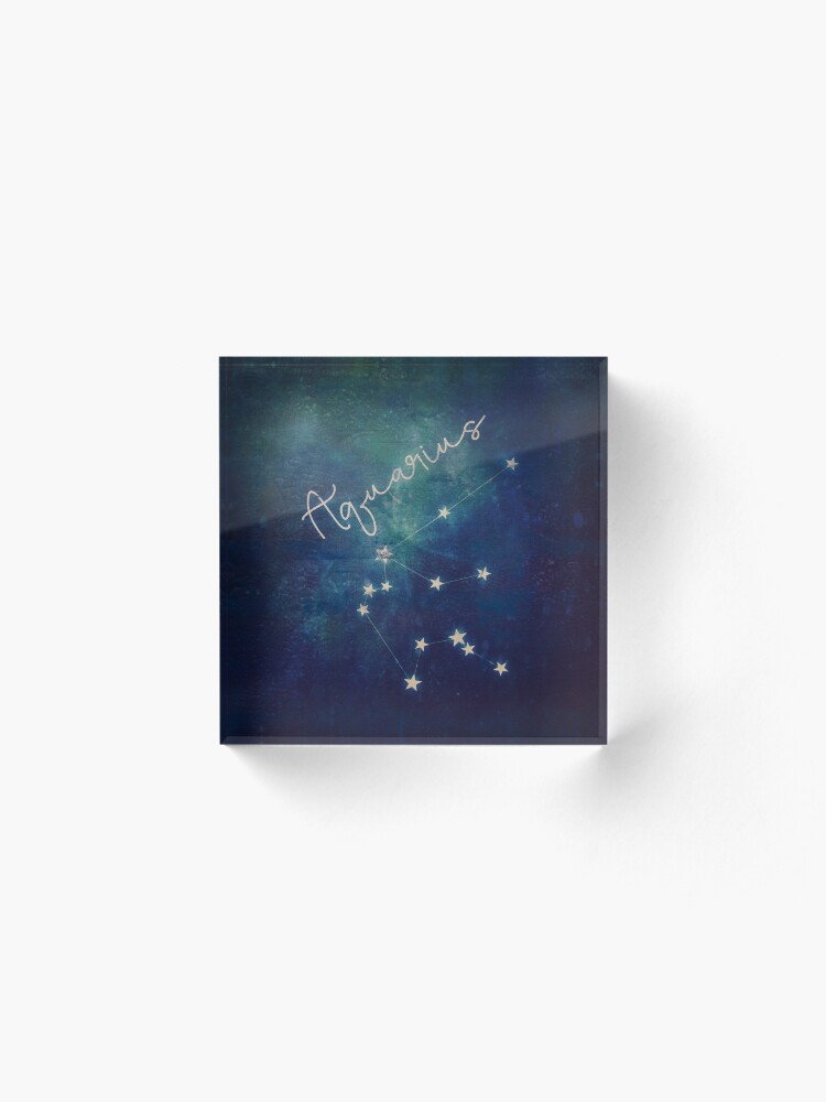 Alternate view of Aquarius Acrylic Block