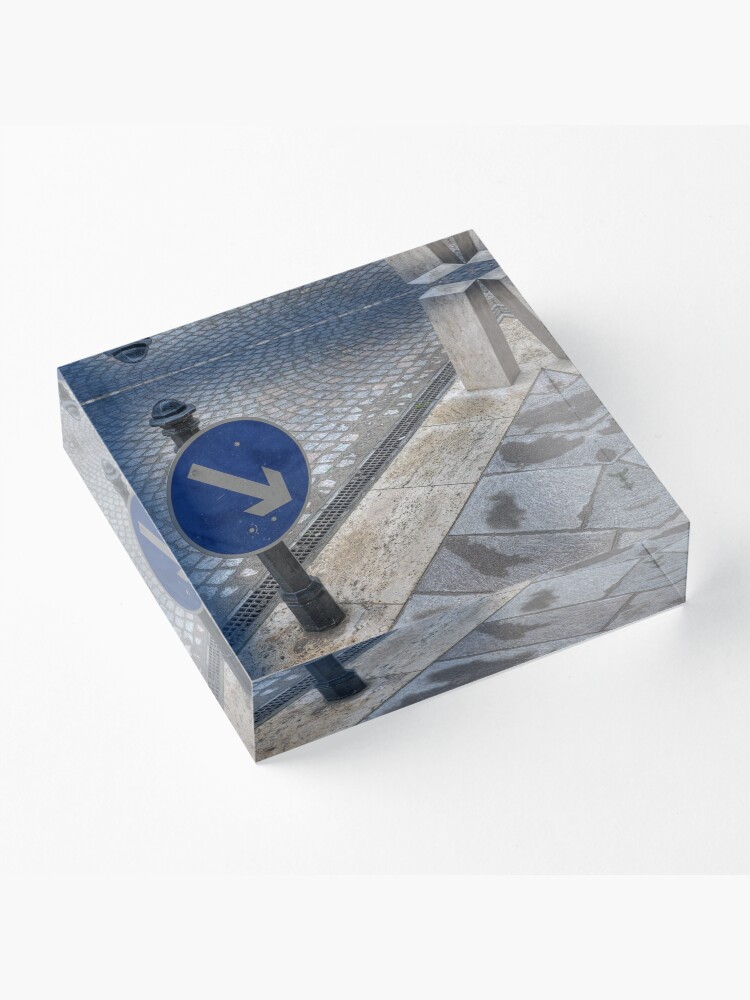 Alternate view of Which Way? Acrylic Block